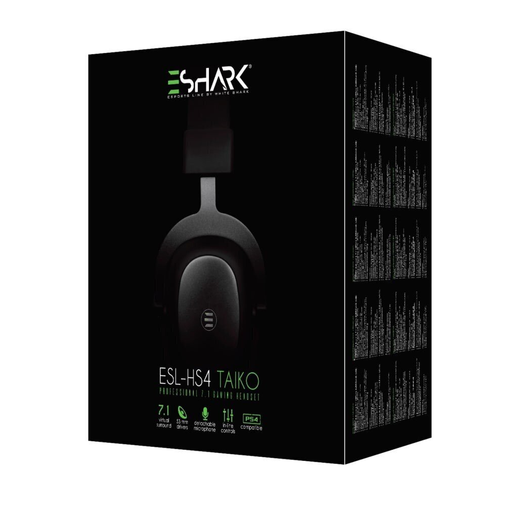 eShark 111-uniw Black цена и информация | Kõrvaklapid | hansapost.ee