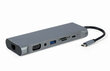 Gembird USB-C 8-ühes dokkimine hind ja info | USB adapterid ja jagajad | hansapost.ee