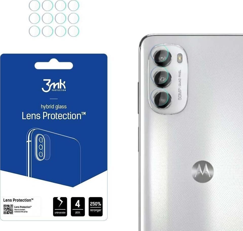 Kaamera kaitsekile 3MK, sobib Motorola Moto G82 5G hind ja info | Ekraani kaitseklaasid ja kaitsekiled | hansapost.ee
