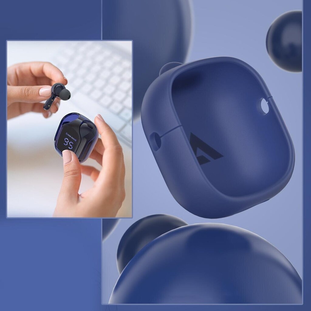 Acefast In-Ear TWS Bluetooth Blue цена и информация | Kõrvaklapid | hansapost.ee