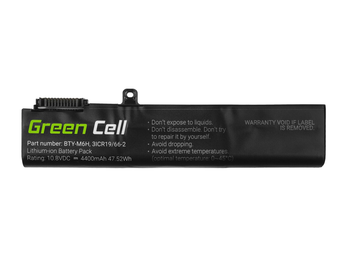 Green Cell BTY-M6H Sülearvuti aku MSI GE62 GE63 GE72 GE73 GE75 GL62 GL63 GL73 GL65 GL72 GP62 GP63 GP72 GP73 GV62 GV72 PE60 PE70 hind ja info | Sülearvuti akud | hansapost.ee