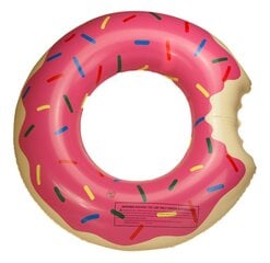 Täispuhutav ujumisrõngas Donut, 50 cm, roosa цена и информация | Надувные и пляжные товары | hansapost.ee