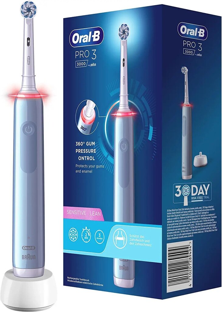 Oral-B Pro 3000 цена и информация | Elektrilised hambaharjad | hansapost.ee