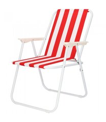 Садовый стул Springos GC0052, белый/красный цена и информация | Садовые стулья, кресла, пуфы | hansapost.ee
