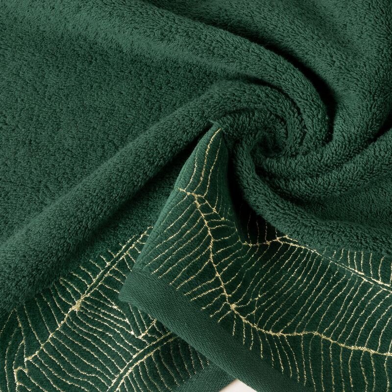 Puuvillane rätik koos äärega, roheline, 30x50 cm. hind ja info | Rätikud ja saunalinad | hansapost.ee