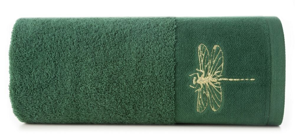 Puuvillane rätik, roheline, 50x90 cm. hind ja info | Rätikud ja saunalinad | hansapost.ee
