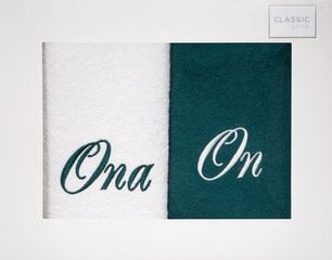 Käterätikute komplekt, 2 tk hind ja info | Rätikud ja saunalinad | hansapost.ee
