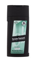 Гель для душа - шампунь - средство для умывания лица Bruno Banani, 250 мл цена и информация | Мужская парфюмированная косметика | hansapost.ee