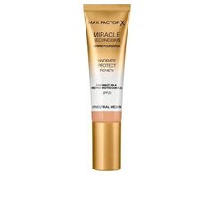 Увлажняющая основа под макияж Max Factor Miracle Second Skin SPF20, 30 мл, 07 Neutral Medium цена и информация | Пудры, базы под макияж | hansapost.ee