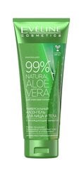 Niisutav näo- ja kehageel Eveline Cosmetics 99% Natural Aloe Vera, 250 ml цена и информация | Кремы, лосьоны для тела | hansapost.ee