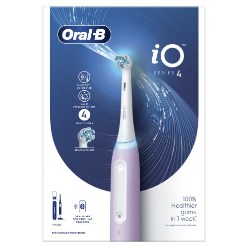 Oral-B iO4 Series Lavender цена и информация | Elektrilised hambaharjad | hansapost.ee