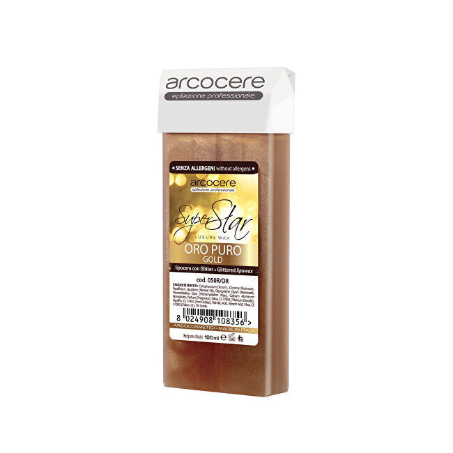 Säraga epileerimisvaha Professional Wax Oro Puro Gold (rullitav kassett) 100 ml hind ja info | Depileerimisvahendid | hansapost.ee