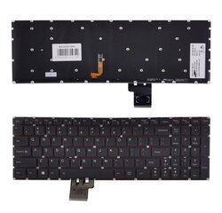 Klaviatuur LENOVO Erazer: Y50, Y50-70, Y70-70; Ideapad: U530 koos valgustusega hind ja info | Arvutikomponentide tarvikud | hansapost.ee