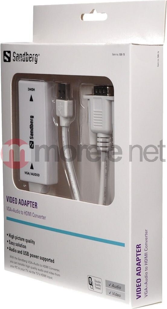 Sandberg 50878 цена и информация | USB adapterid ja jagajad | hansapost.ee