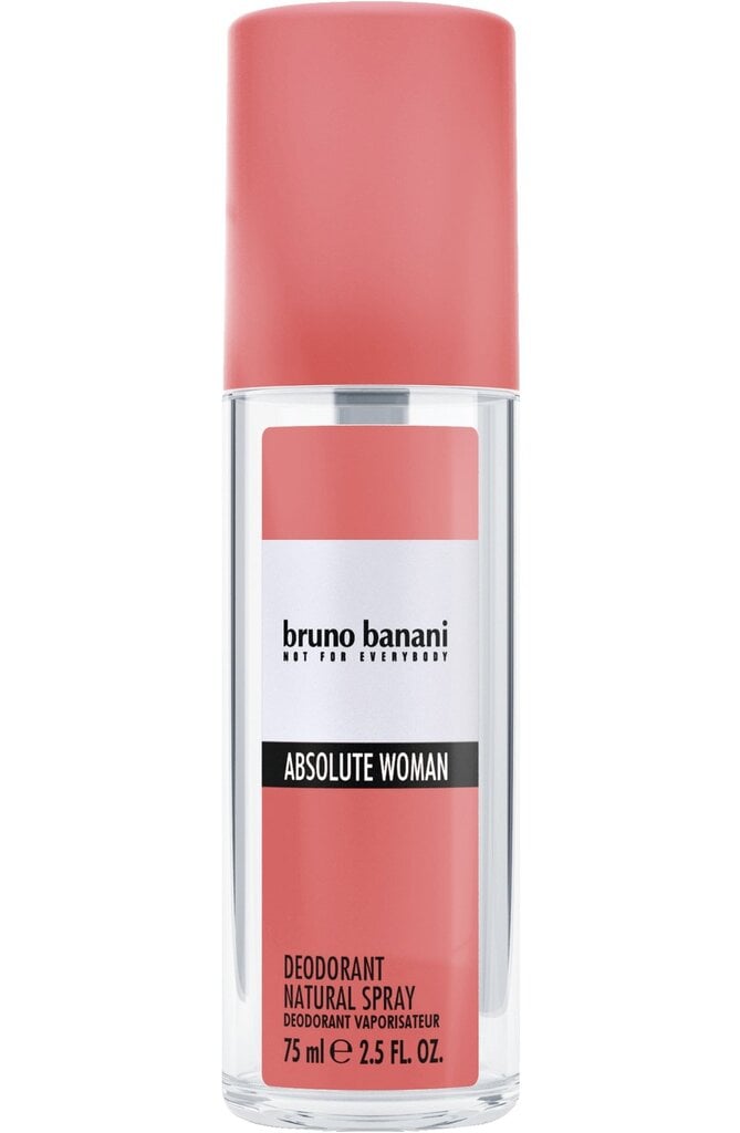 Naiste deodorant Bruno Banani Absolute Woman Deodorant, 75 ml hind ja info | Dušigeelid ja deodorandid naistele | hansapost.ee