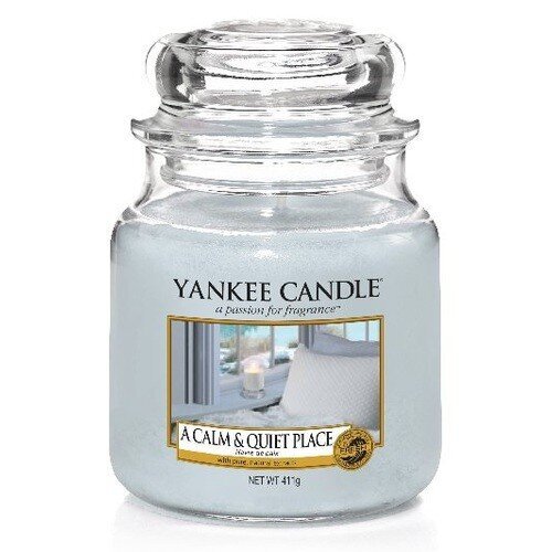 Küünal Yankee Candle A Calm & Quiet Place Candle - A scented candle, 104 g hind ja info | Küünlad, küünlajalad | hansapost.ee