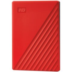 WD My Passport, 2.5" 2 TB, punane kaina ir informacija | Välised kõvakettad | hansapost.ee