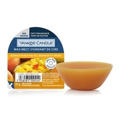Yankee Candle Ароматизированный воск Mango Peach Salsa (New Wax Melt) 22 г цена и информация | Подсвечники, свечи | hansapost.ee
