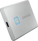 Väline kõvaketas Samsung T7 Touch 1TB USB 3.2 Write speed 1000 MBytes/sec Read speed 1050 MBytes/sec MU-PC1T0S/WW hind ja info | Välised kõvakettad | hansapost.ee