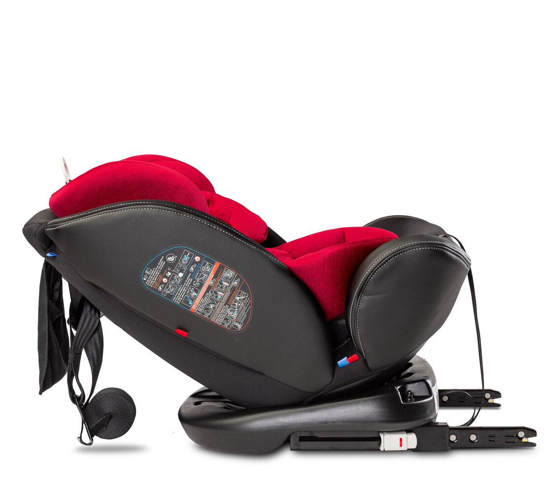 Turvatool Caretero Mundo, 0-36 kg Isofix 360°, red hind ja info | Turvatoolid ja turvahällid | hansapost.ee