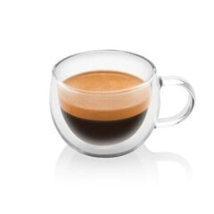 Eta espresso kruus kahekordse klaasist seintega, 80 ml, 2 tk. hind ja info | Klaasid, kruusid ja kannud | hansapost.ee