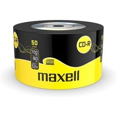 Maxell CD-R plaadid 700MB 52X 80min 50 tk hind ja info | Vinüülplaadid, CD, DVD | hansapost.ee