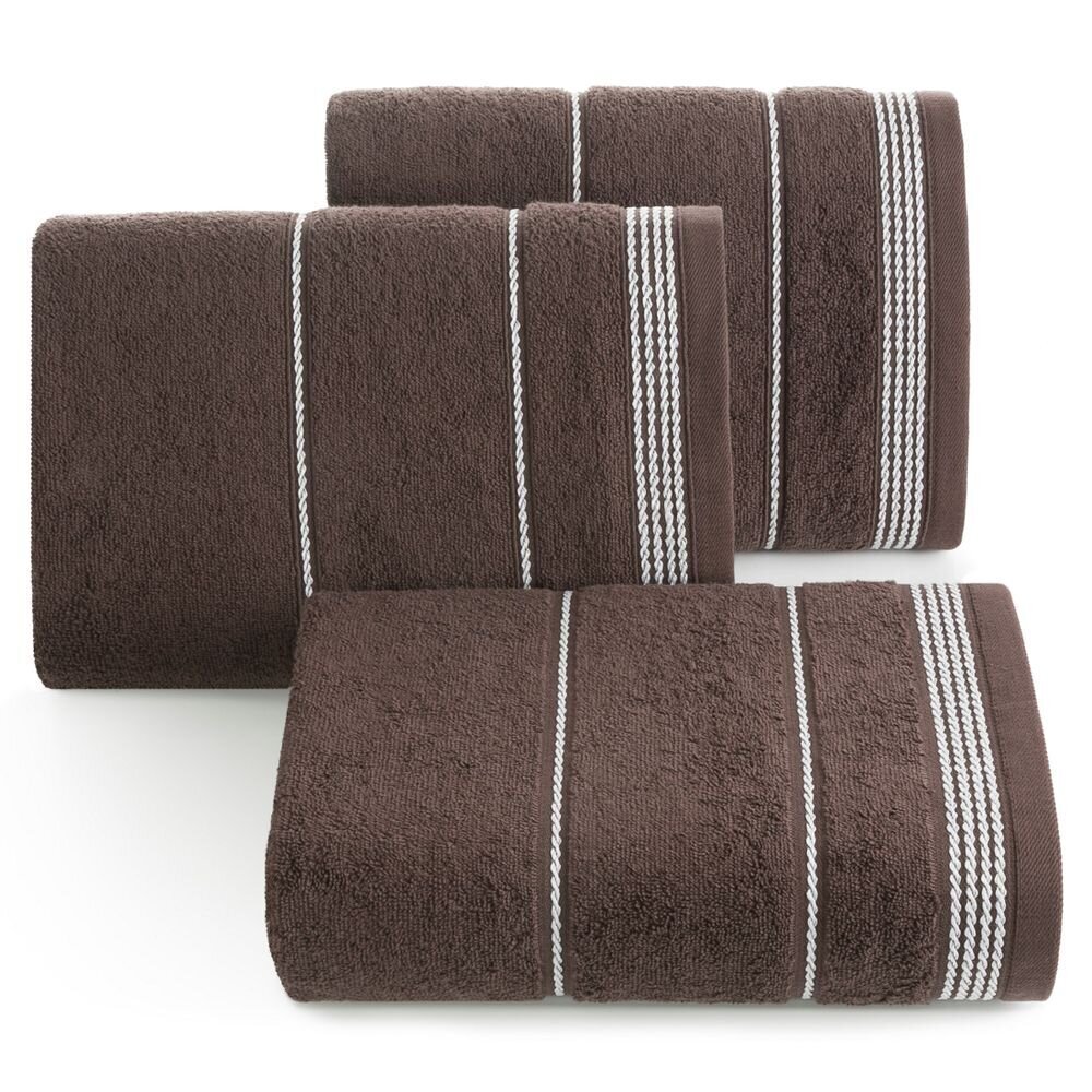 Puuvillane pruun rätik, 70x140 cm. hind ja info | Rätikud ja saunalinad | hansapost.ee