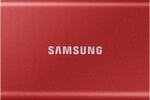 Samsung SSD T7 2TБ, Красный (MU-PC2T0R/WW)