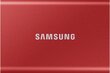 Samsung SSD T7 2TB, Punane (MU-PC2T0R/WW) цена и информация | Välised kõvakettad | hansapost.ee