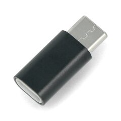 Adapter microUSB - USB C hind ja info | USB adapterid ja jagajad | hansapost.ee
