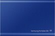 Samsung SSD T7 1TB, Sinine (MU-PC1T0H/WW) цена и информация | Välised kõvakettad | hansapost.ee