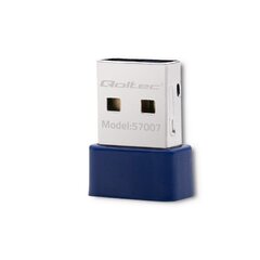 Беспроводной мини адаптер Qoltec 57007, Bluetooth, USB, WiFi  цена и информация | Маршрутизаторы (роутеры) | hansapost.ee