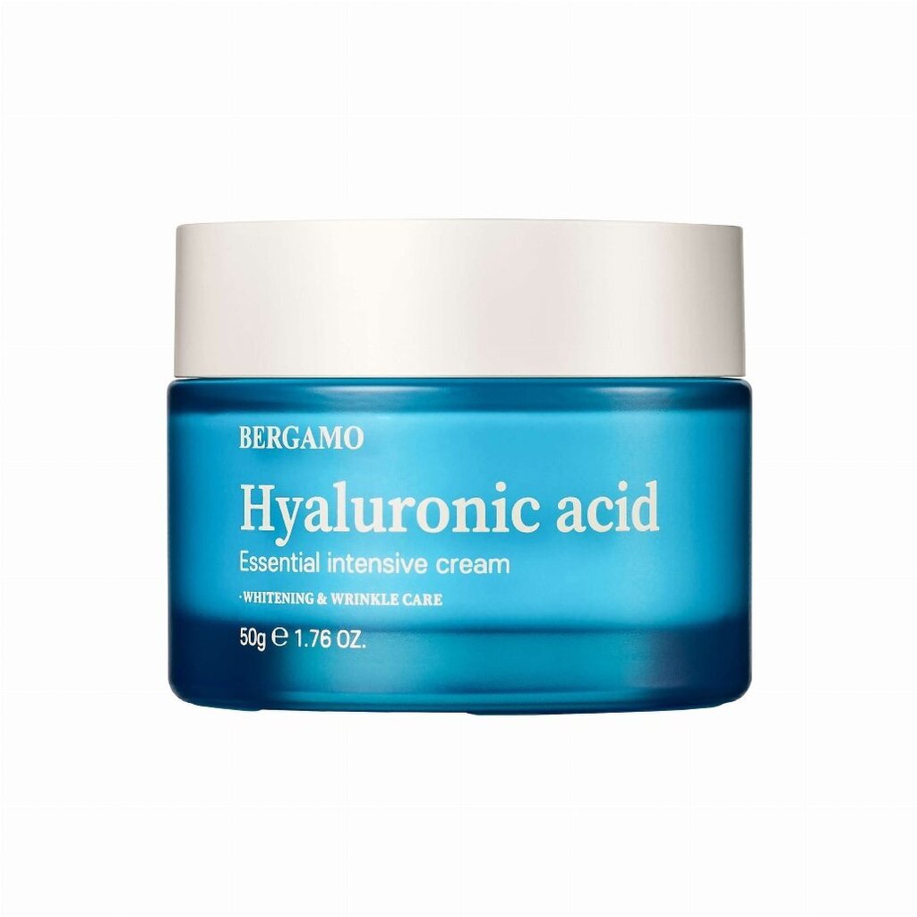 Niisutav näokreem bergamo Hyaluronic Acid Essential Intensive Cream, 50g цена и информация | Näokreemid | hansapost.ee