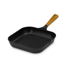 Grillpann Natur 24cm keraamilise kattega 320R цена и информация | Cковородки | hansapost.ee