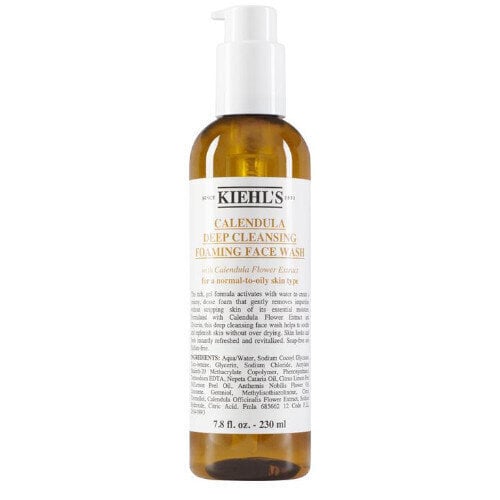 Näopuhastusvahend Kiehl's Calendula Deep Cleansing Foaming Face Wash, 250ml цена и информация | Näopuhastusvahendid | hansapost.ee