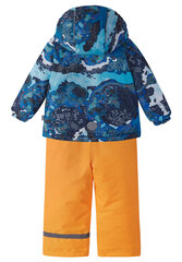 Зимний комплект Lassie для детей RAIKU, синий/желтый цена и информация | Зимняя одежда для детей | hansapost.ee