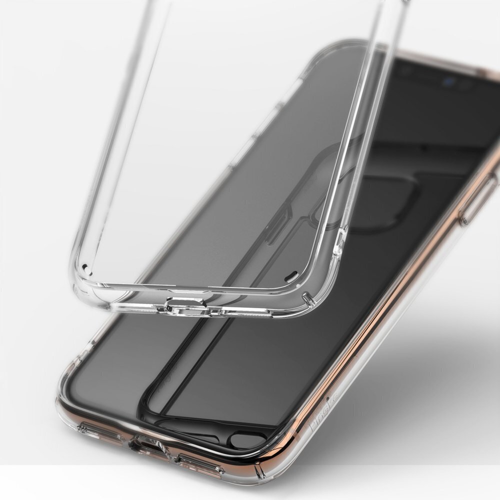 Telefoniümbris Ringke Fusion PC Case with TPU Bumper for iPhone 11 transparent (FSAP0040) hind ja info | Telefonide kaitsekaaned ja -ümbrised | hansapost.ee