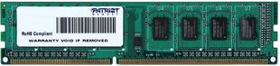 PATRIOT DDR3-1600 4GB DIMM CL11 hind ja info | Operatiivmälu | hansapost.ee