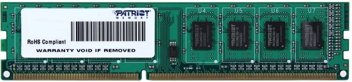 PATRIOT DDR3-1600 4GB DIMM CL11 цена и информация | Operatiivmälu | hansapost.ee
