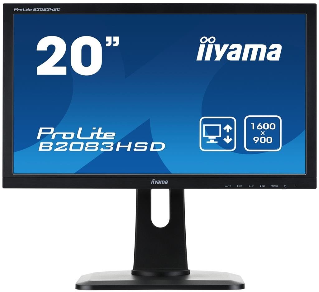 Monitor IIYAMA - 19.5'' B2083HSD-B1 цена и информация | Monitorid | hansapost.ee