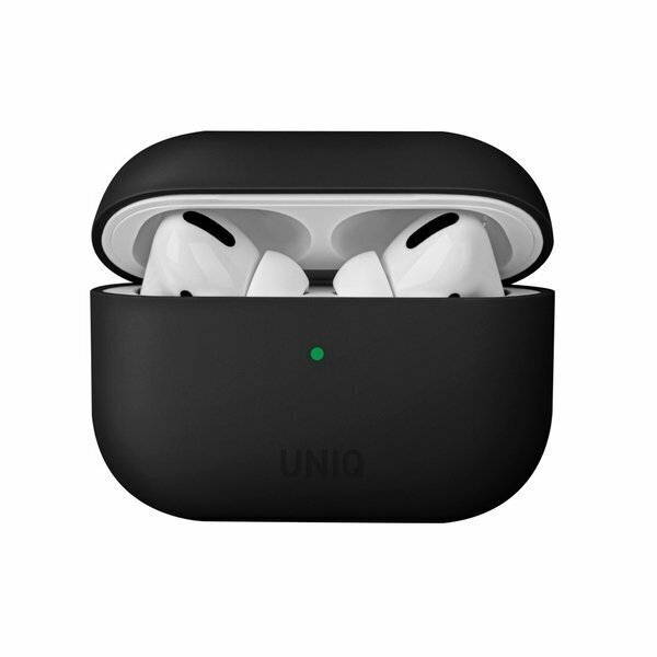 Uniq Lino AirPods Pro Black цена и информация | Kõrvaklappide tarvikud | hansapost.ee