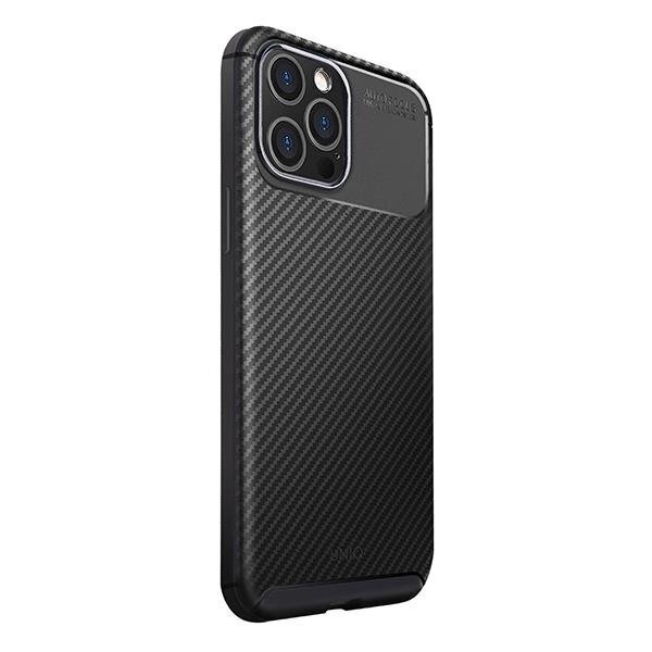 Telefoniümbris Uniq case Hexa iPhone 12 Pro Max 6.7 black / midnight black hind ja info | Telefonide kaitsekaaned ja -ümbrised | hansapost.ee