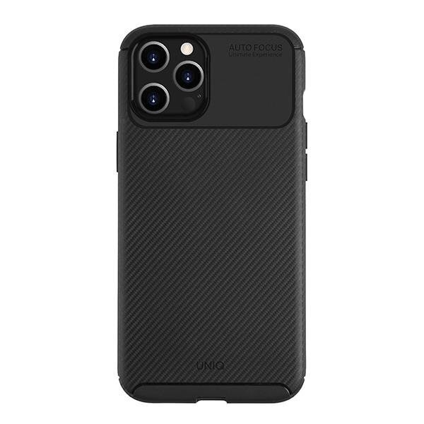 Telefoniümbris Uniq case Hexa iPhone 12 Pro Max 6.7 black / midnight black hind ja info | Telefonide kaitsekaaned ja -ümbrised | hansapost.ee