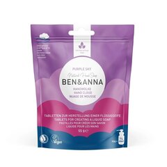 Käteseebi tabletid Ben & Anna Natural Hand Soap Purple Sky, 10 tk. hind ja info | Seebid | hansapost.ee