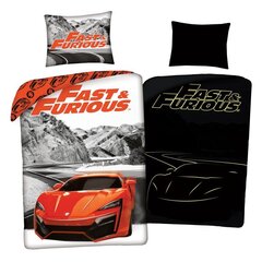 Laste helendav voodipesukomplekt Fast and Furious 140x200, 2-osaline hind ja info | Laste voodipesu | hansapost.ee