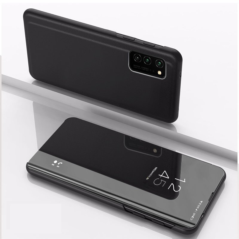 Telefoniümbris Clear View Case cover for Samsung Galaxy A32 5G / A13 5G, black цена и информация | Telefonide kaitsekaaned ja -ümbrised | hansapost.ee