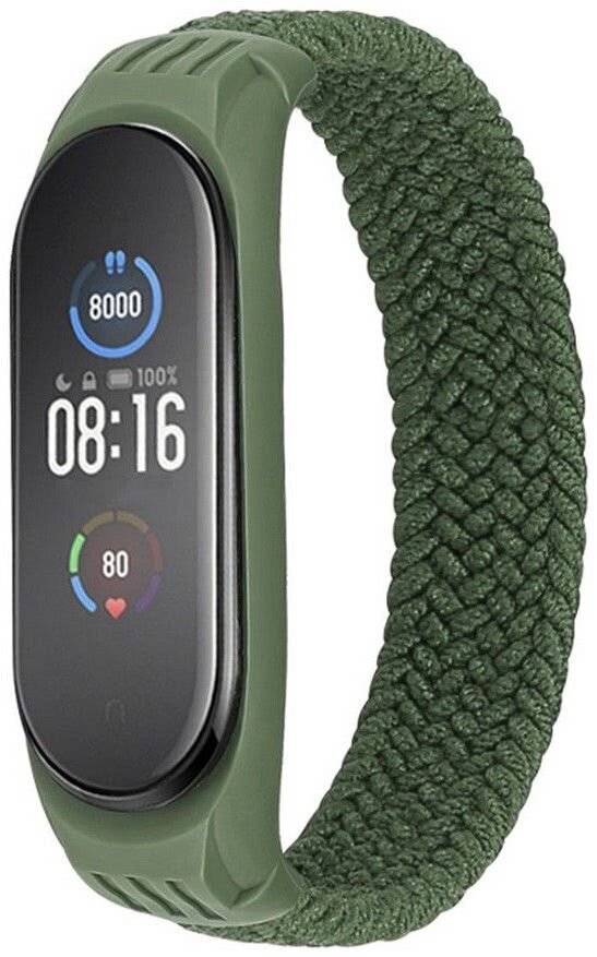 Kellarihm Tech-Protect Xiaomi Mi Band 5/6, army green цена и информация | Nutikellade aksessuaarid ja tarvikud | hansapost.ee