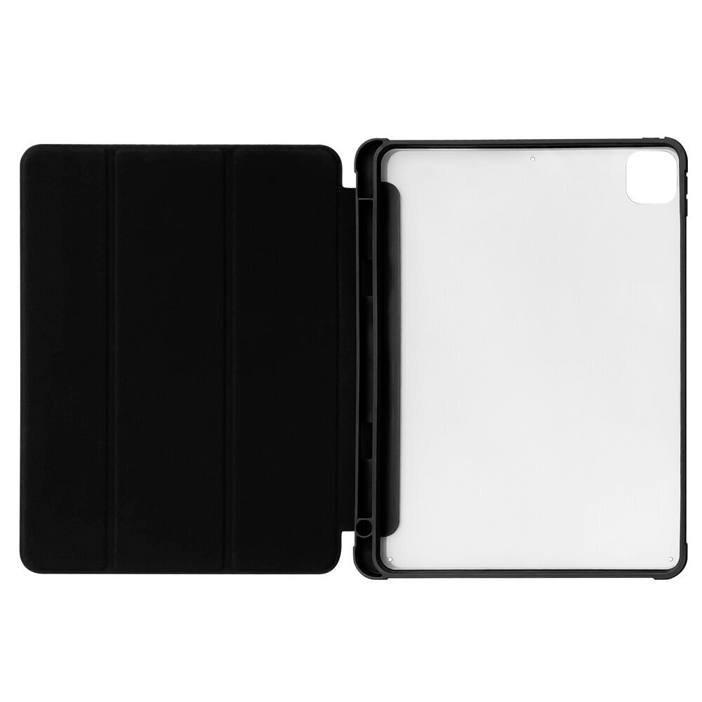 Tahvelarvuti kaaned Stand Tablet Case Smart Cover case for iPad Air 2020/2022 with stand function, black hind ja info | Tahvelarvuti ümbrised ja kaaned | hansapost.ee