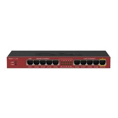 MikroTik Router RB2011IL-IN 802.11n, Ethernet LAN (RJ-45) ports 10, 5 x 10 цена и информация | Маршрутизаторы (роутеры) | hansapost.ee