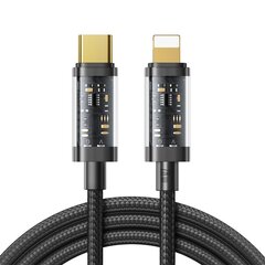 Kaabel Joyroom S-CL020A12 Type-C to Lightning 20W Data Cable, 1.2 m, Black hind ja info | Mobiiltelefonide kaablid | hansapost.ee